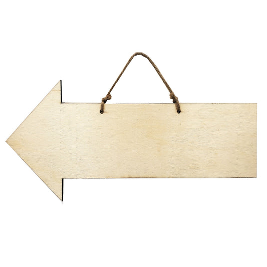 Wooden Board Thick Arrow/Hange