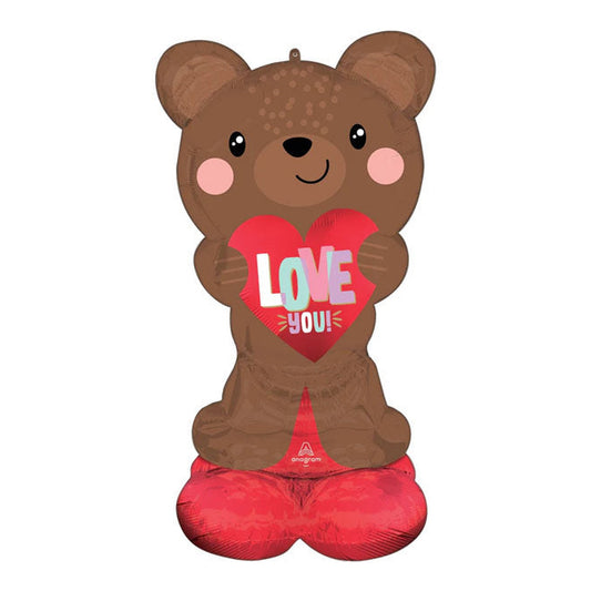Airloonz Brown Love Bear