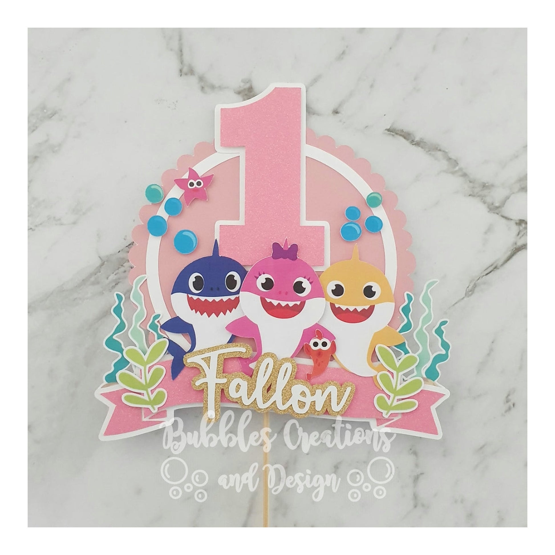 Baby Shark Cake Topper