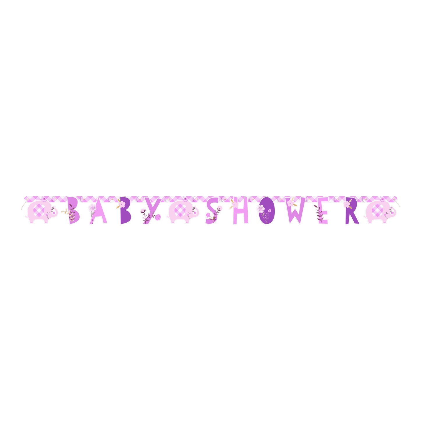 Baby Shower Banner Pink