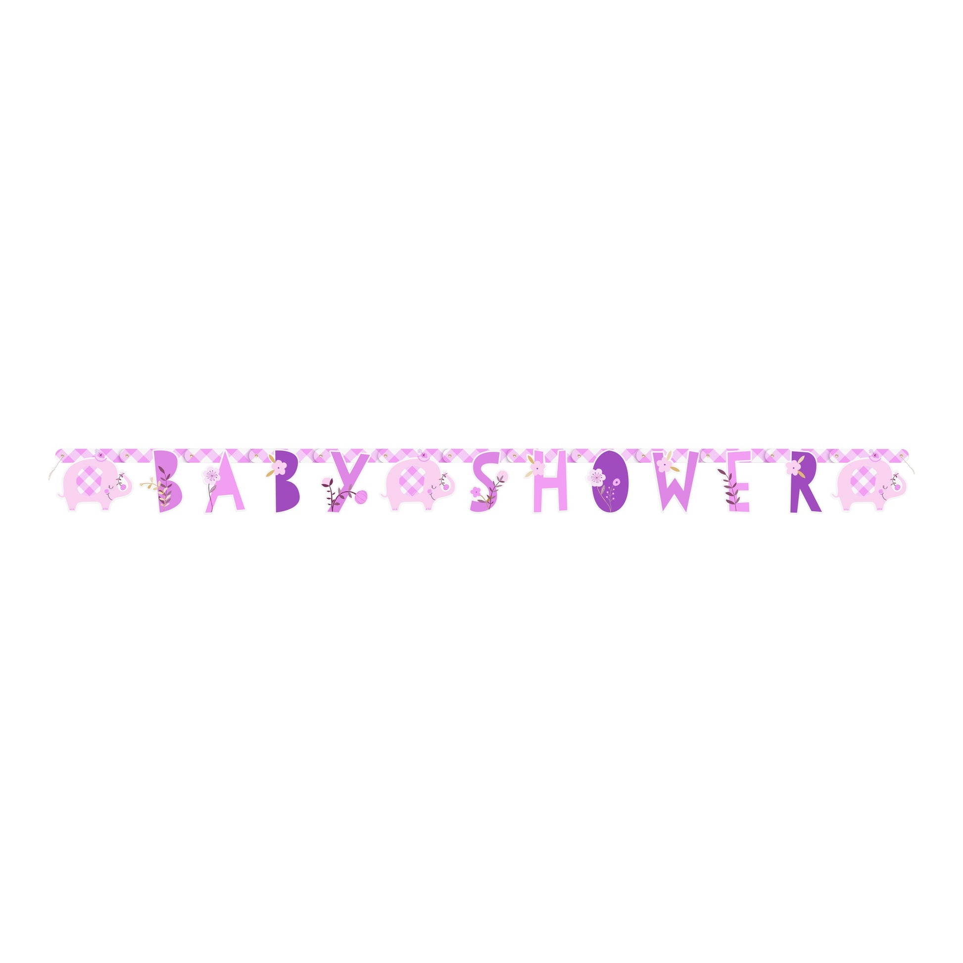 Baby Shower Banner Pink