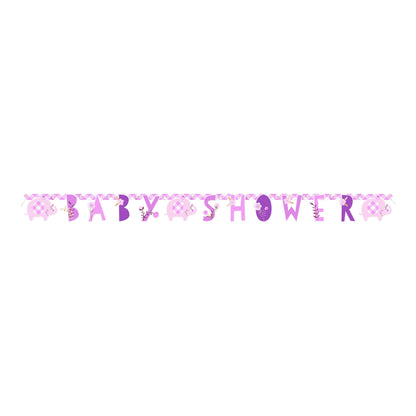Baby Shower Banner Pink
