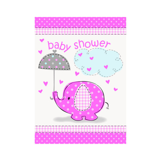 Baby Shower Invites Pink 8ct