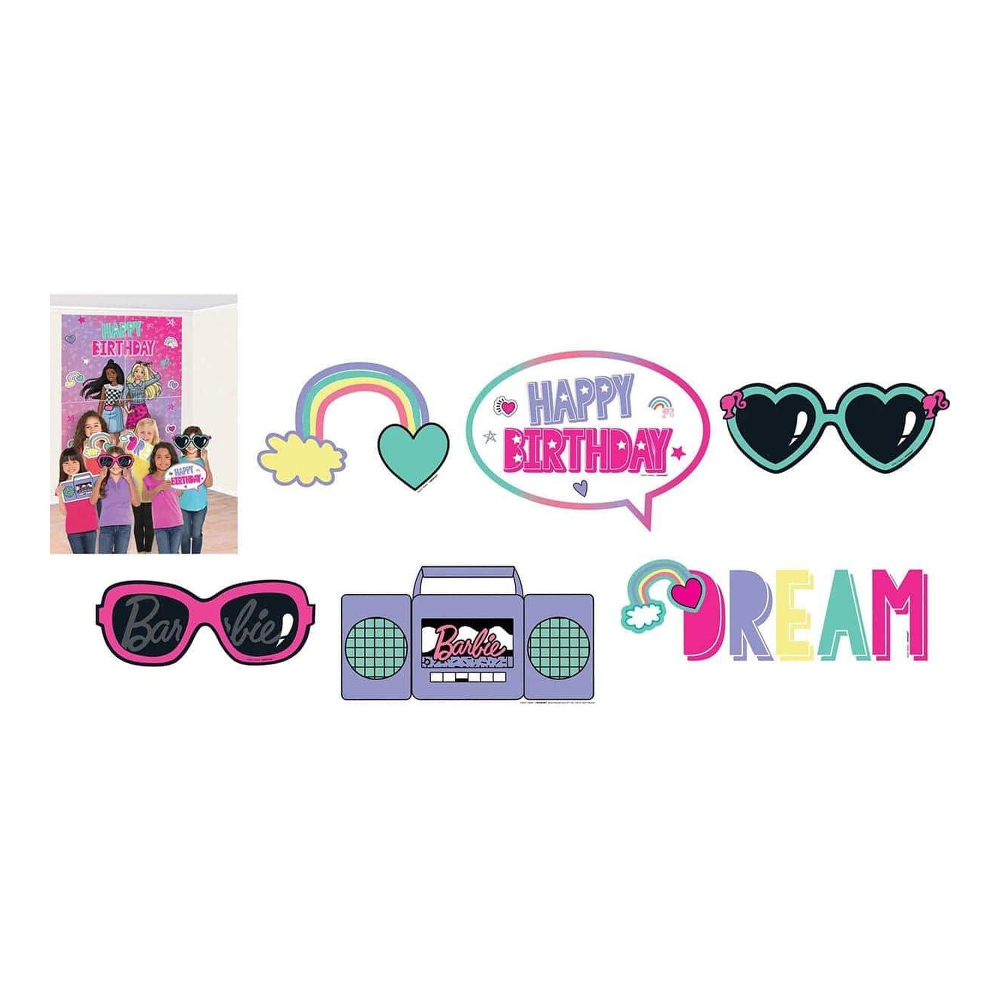 Backdrop Props Barbie