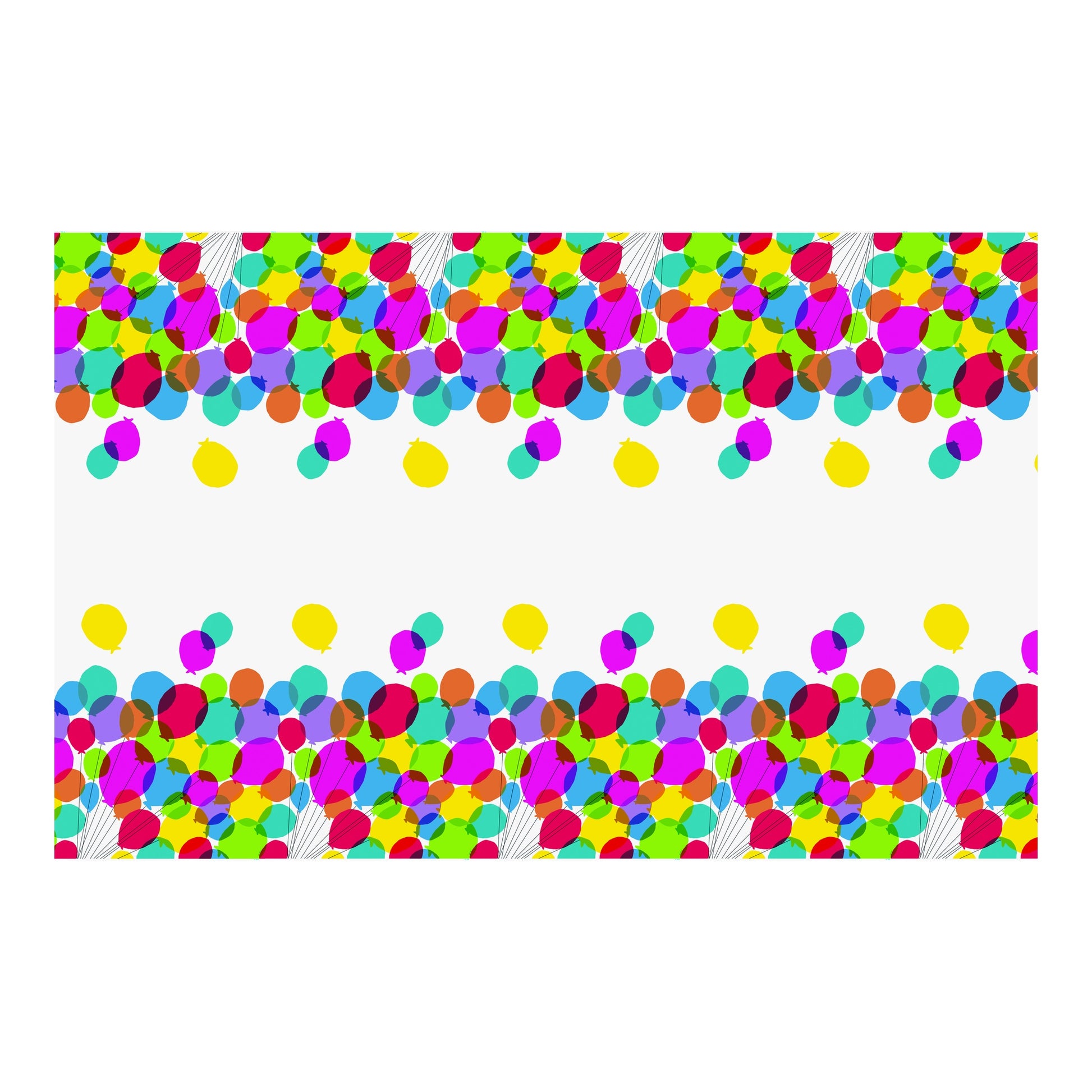 Balloon/Rainbow Birthday Table Cover
