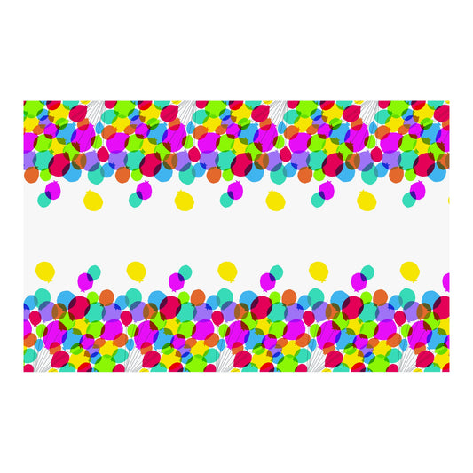 Balloon/Rainbow Birthday Table Cover