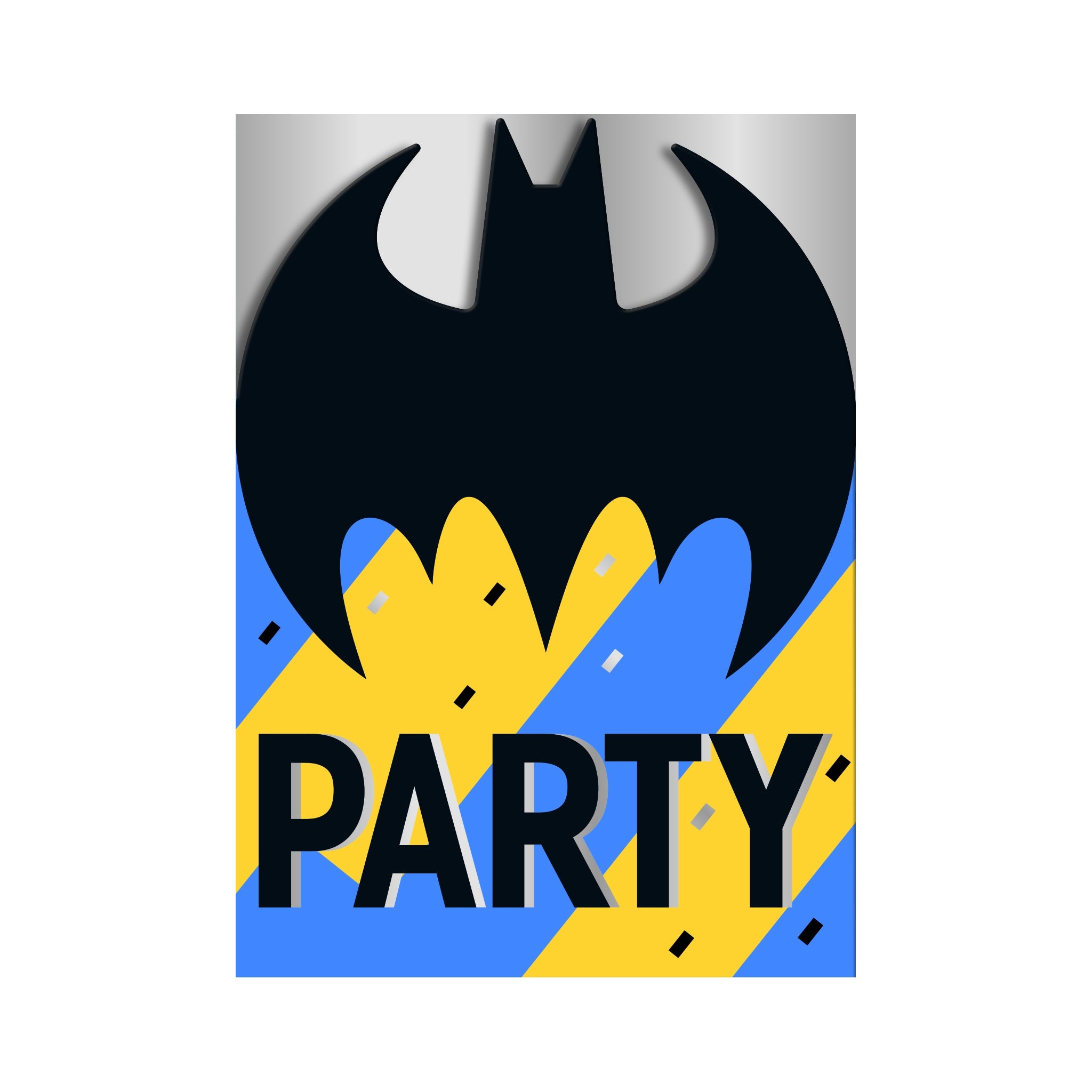 Batman Invitation 8ct