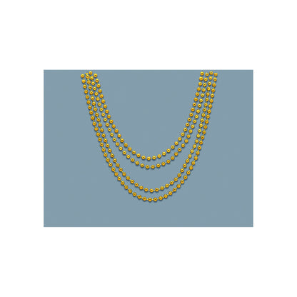 Bead Necklace Gold 4ct