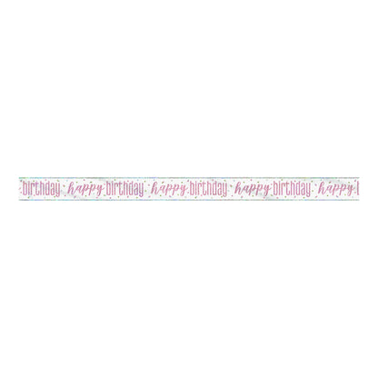Birthday Banner Rose Gold 9ft
