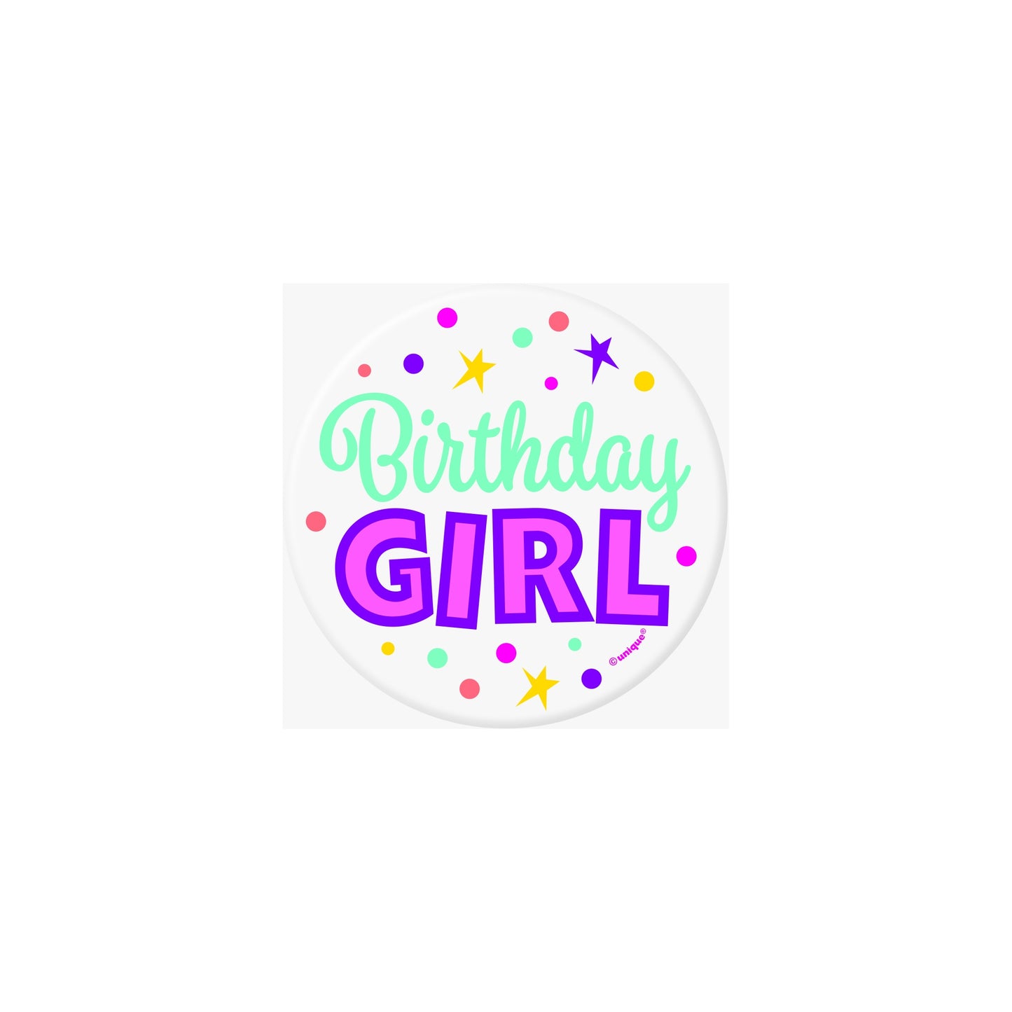 Birthday Girl Button