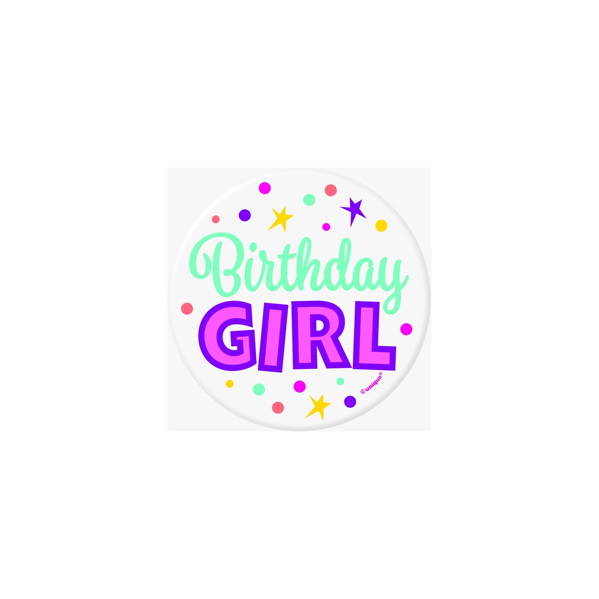 Birthday Girl Button