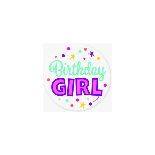 Birthday Girl Button