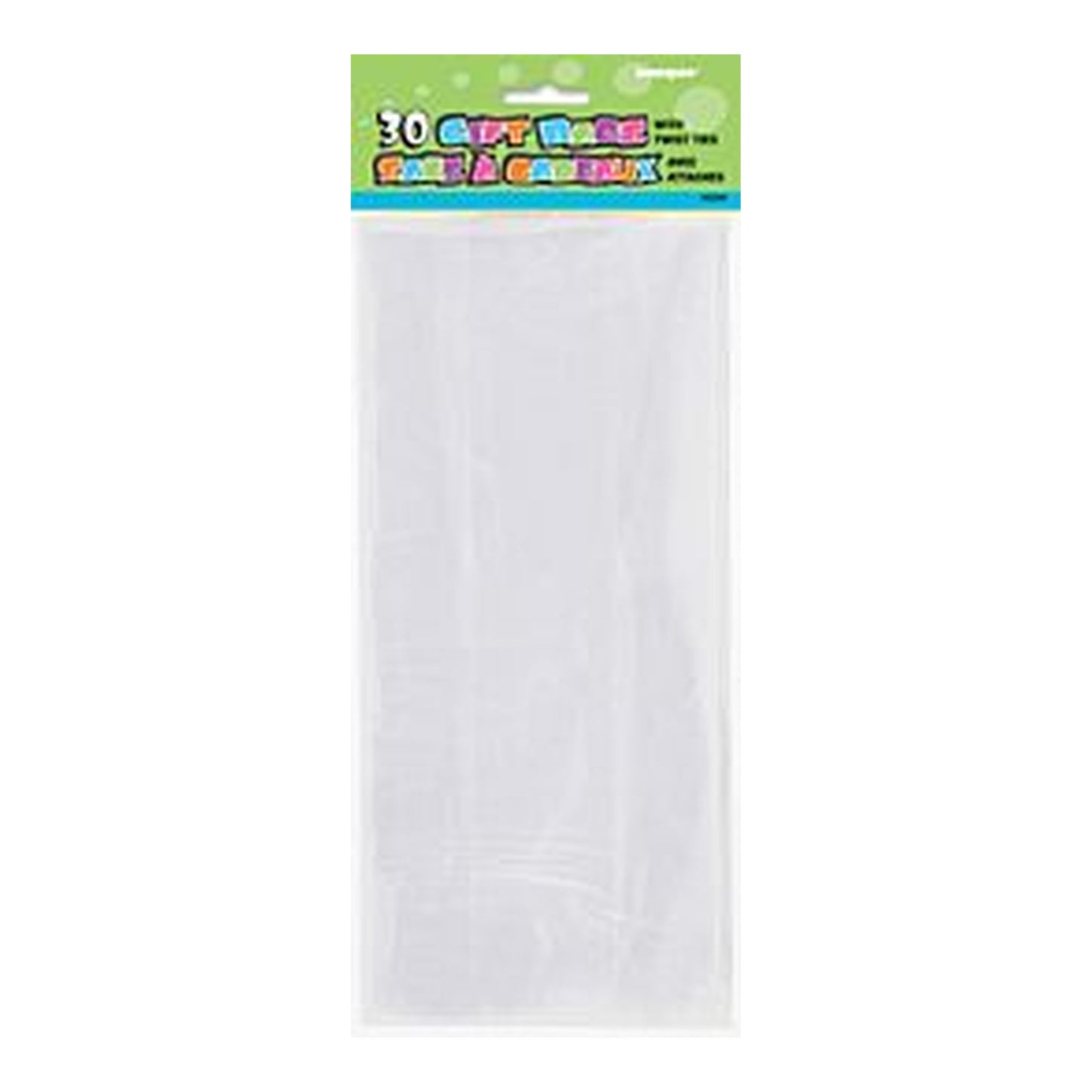 Cellophane Bag Clear 30ct
