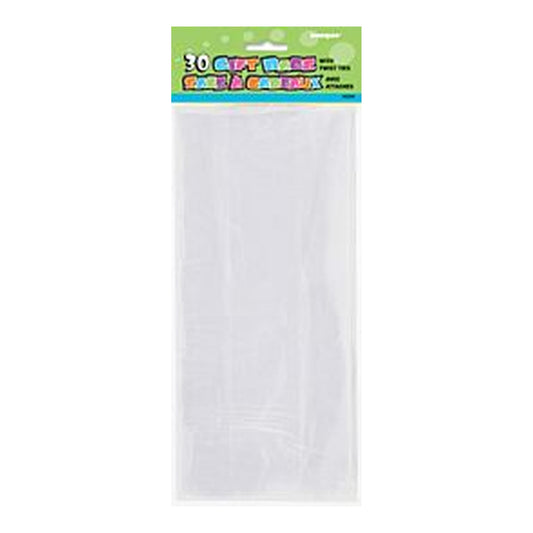 Cellophane Bag Clear 30ct