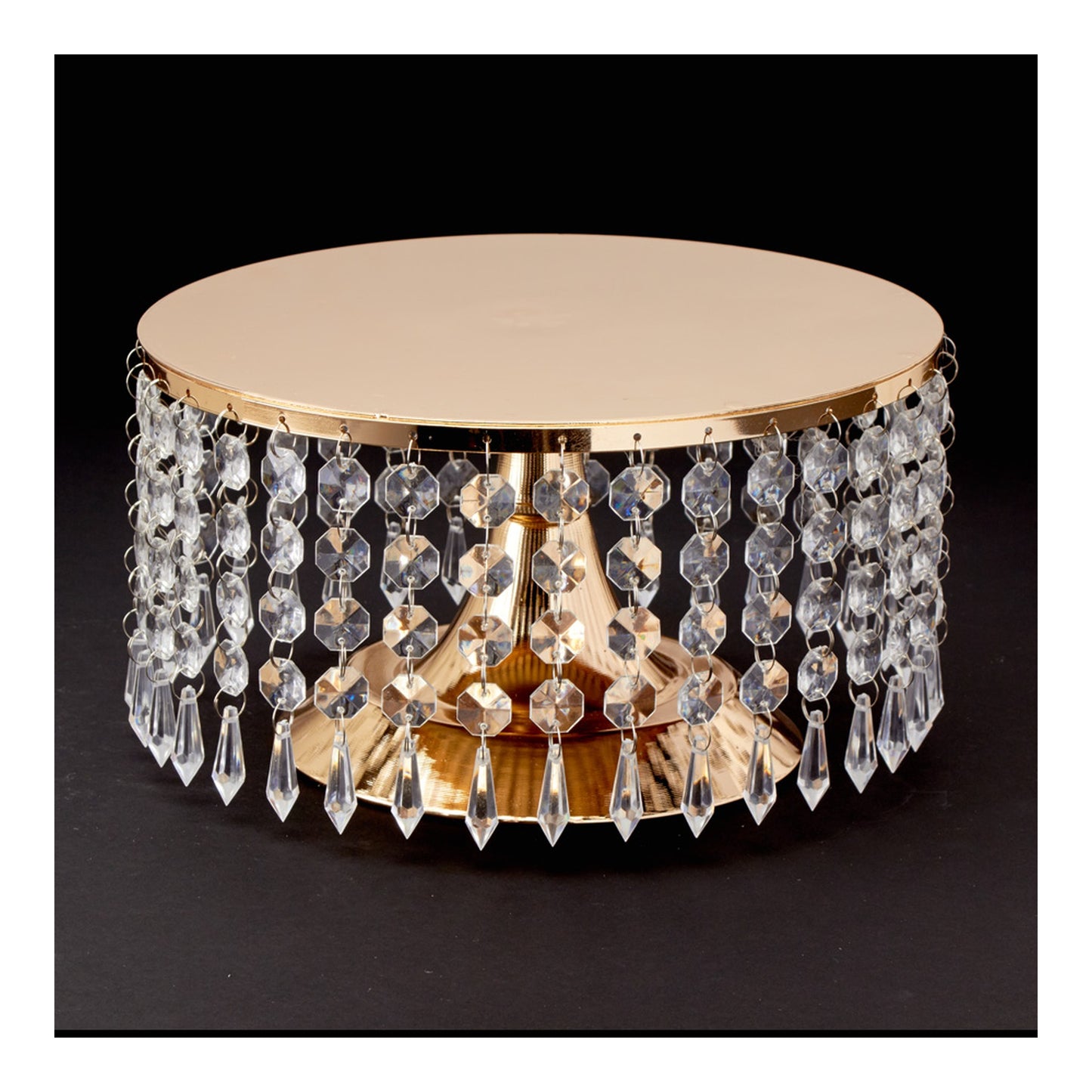 Cake Stand Deluxe Riser Gold 10ct