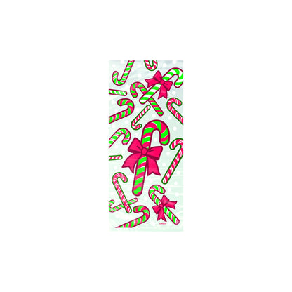 Candy Cane Cellophane Bags 20ct