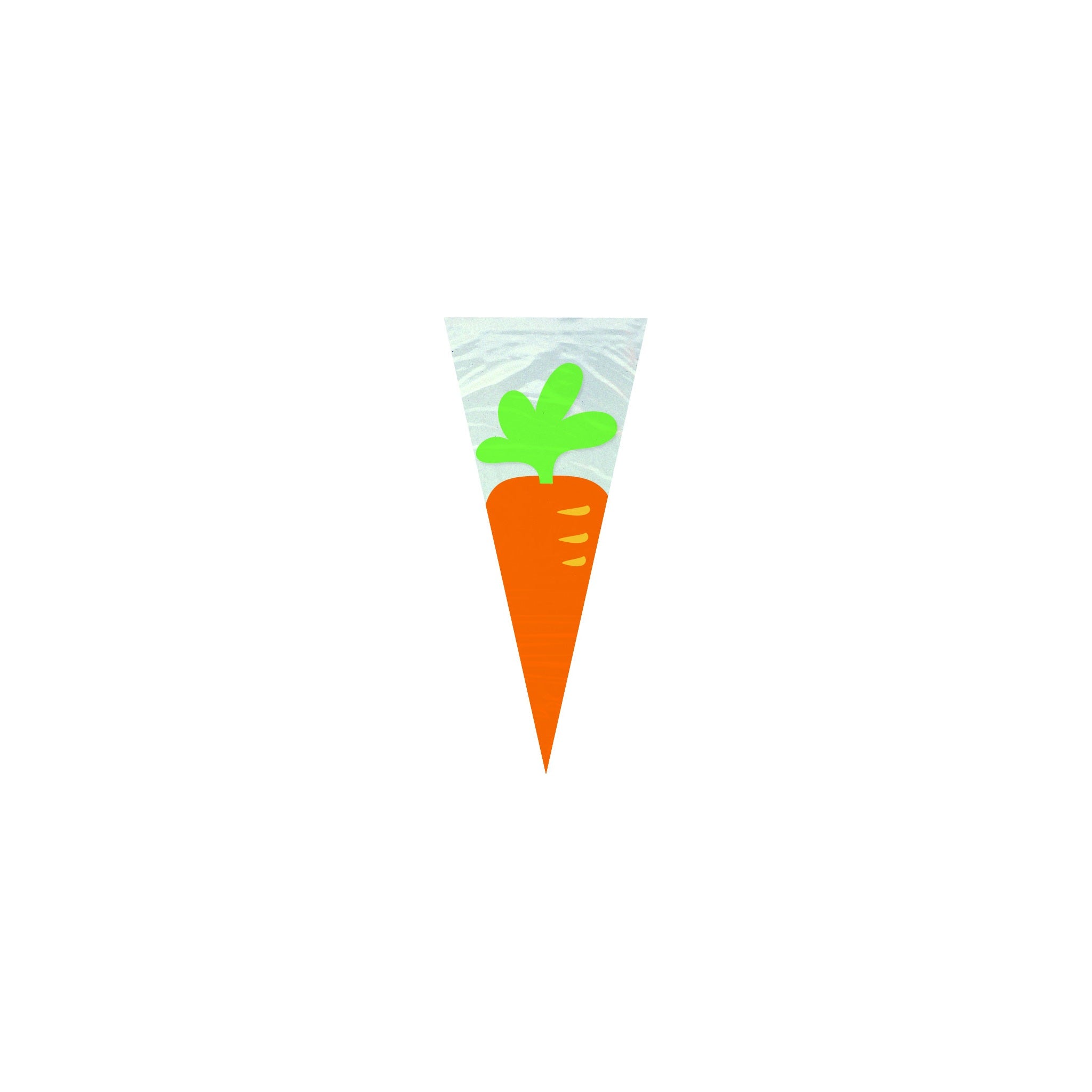 Carrot Cellophane Bag 20ct