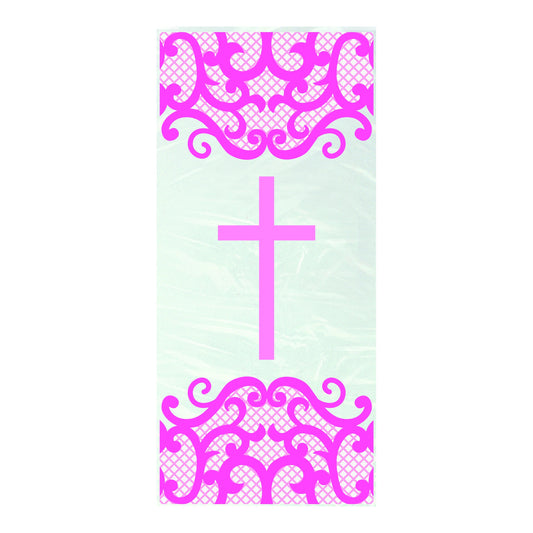Cellophane Bag Communion Pink 20ct