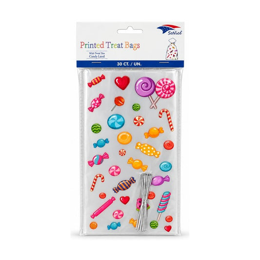 Cellophane Bags Candyland 30ct