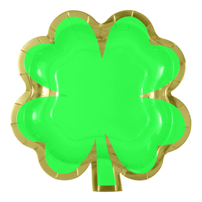 Charming Shamrock Shape 8.25" Plate 8ct