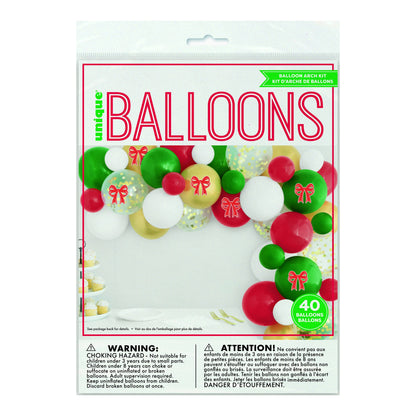 Chirstmas Balloon Arch 40ct