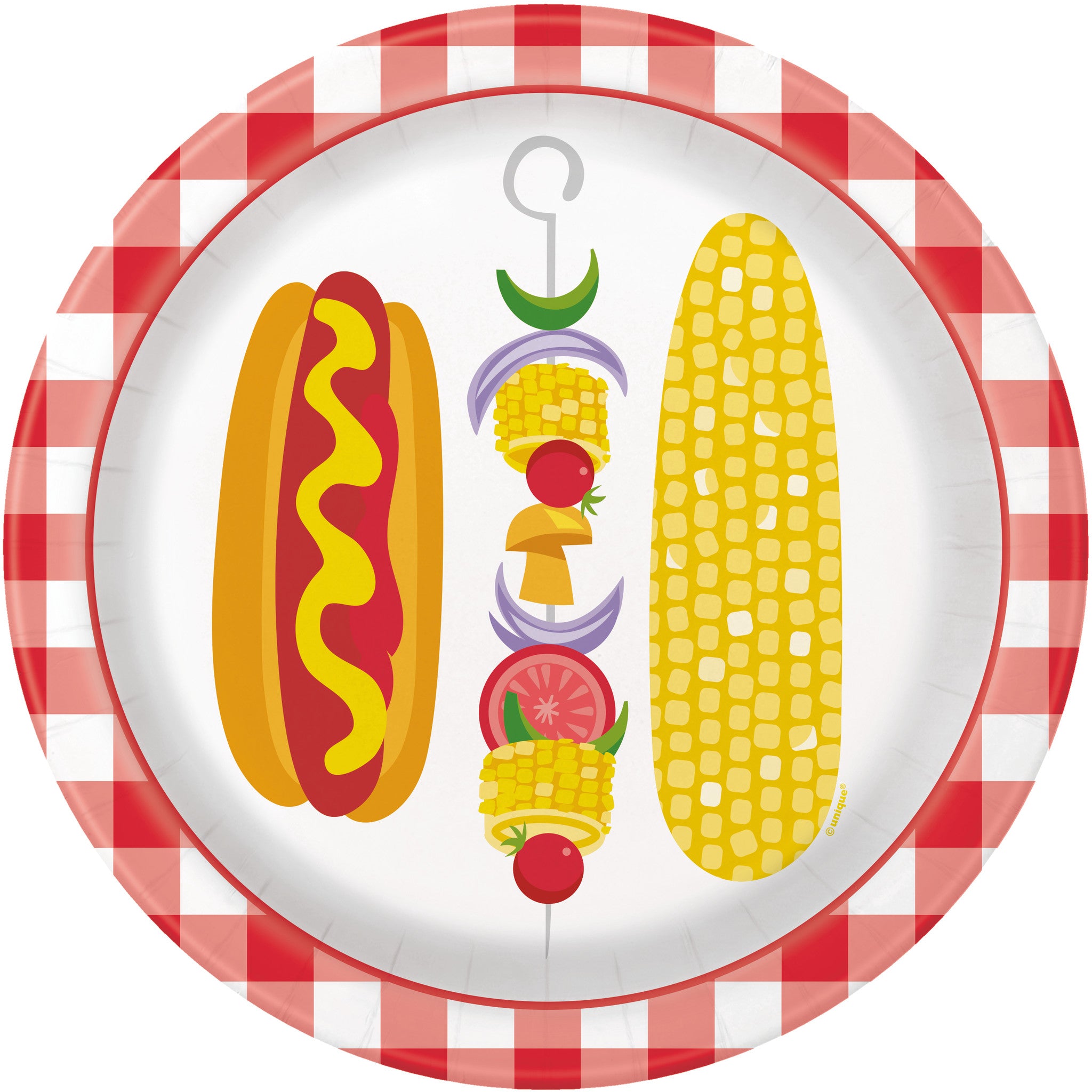 Classic BBQ 9” Plates 8CT