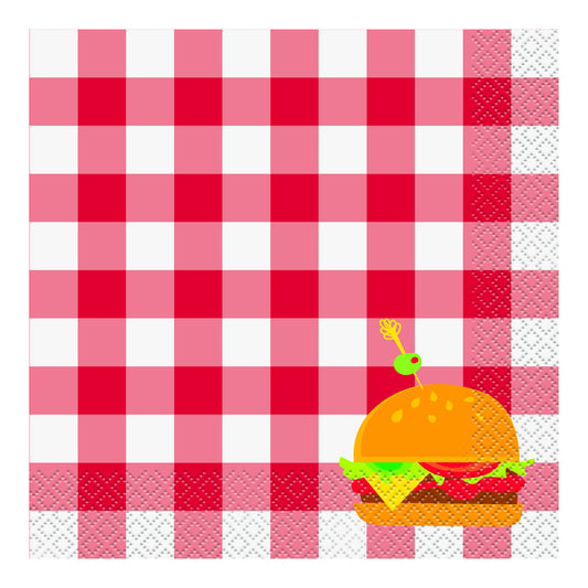 Classic BBQ Luncheon Napkins 16ct