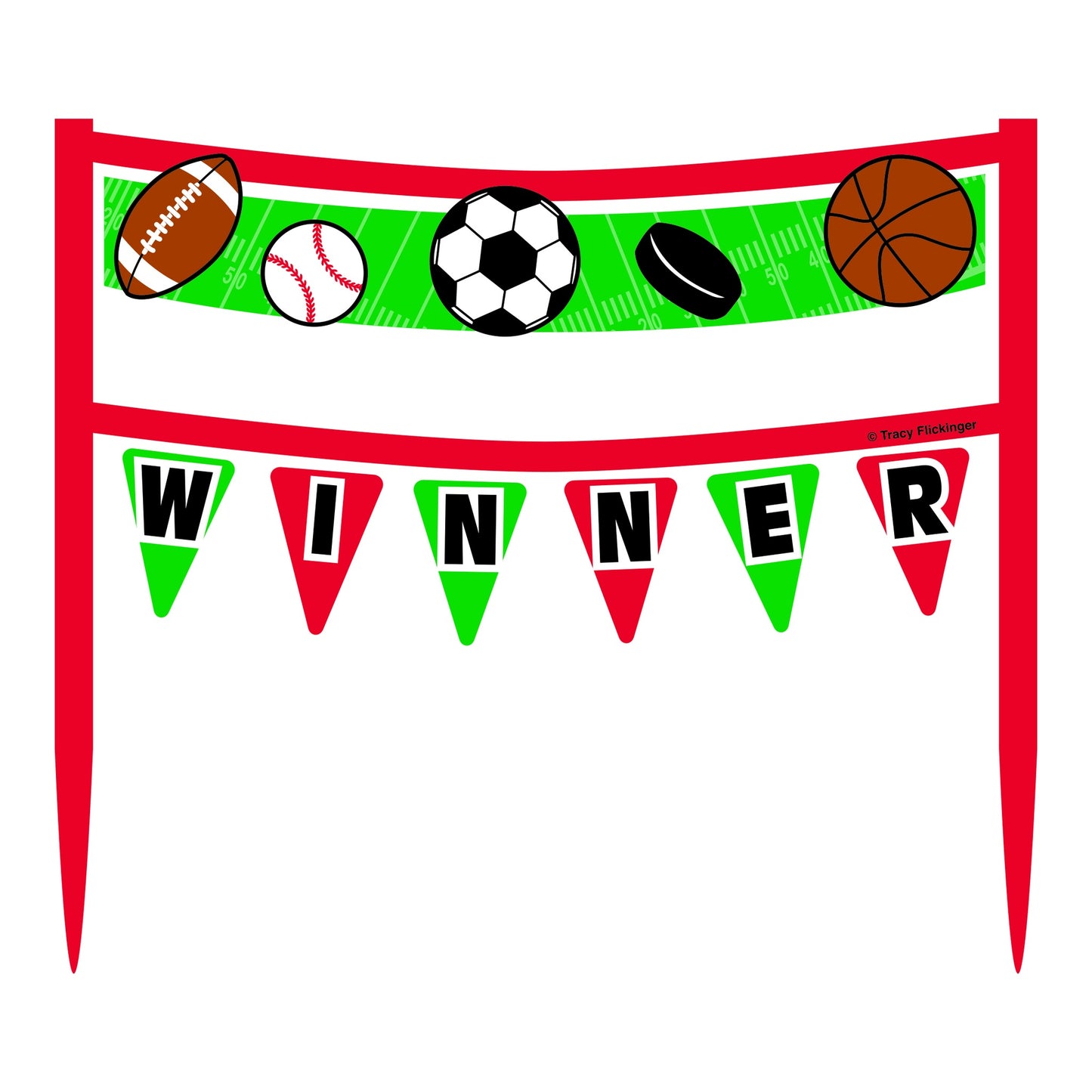 Classic Sport Cake Banner