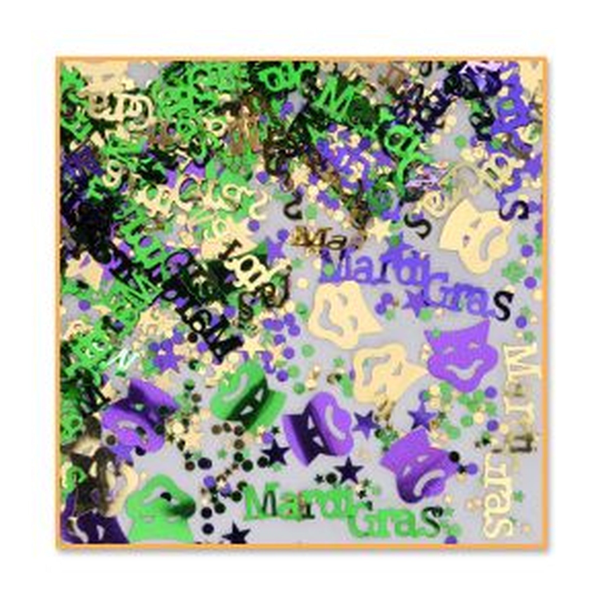 Confetti Mardi Gras