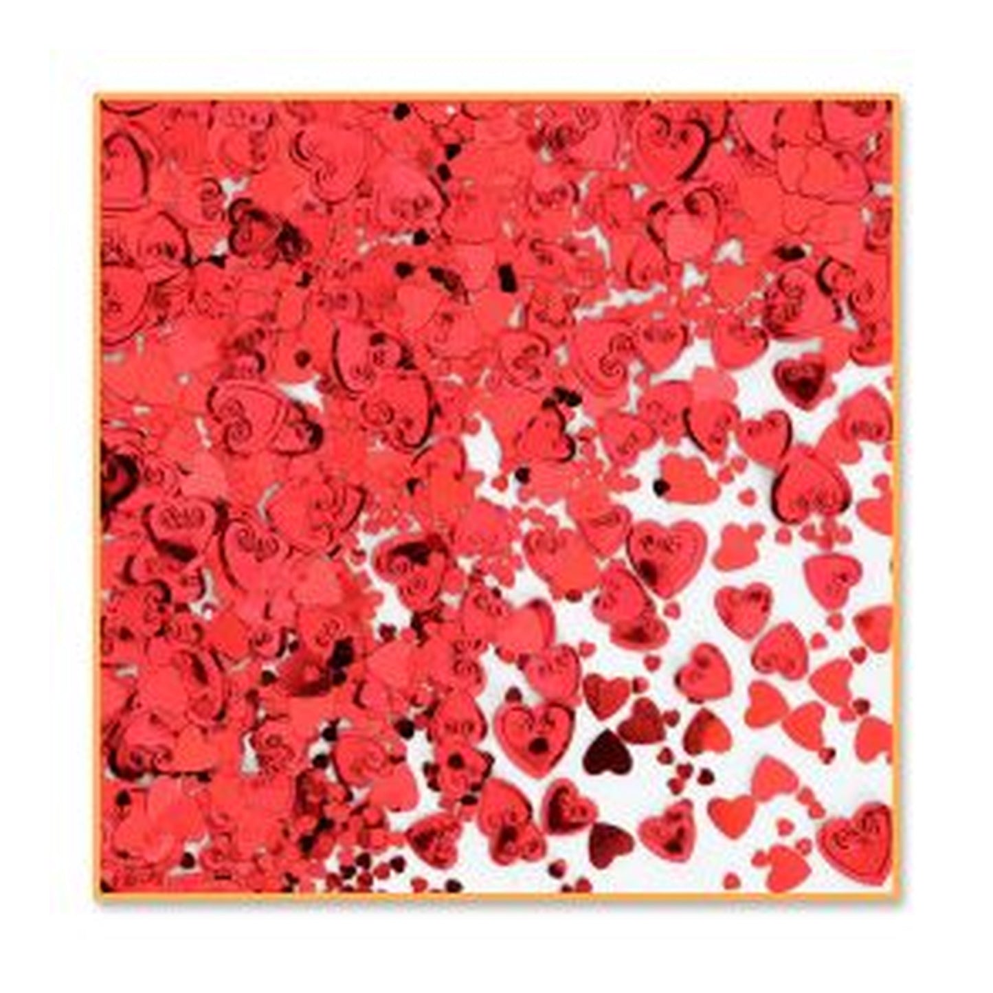 Confetti Red Hearts
