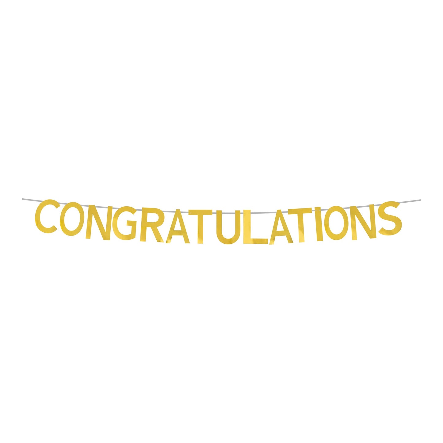 Congratulations Gold Banner 7''