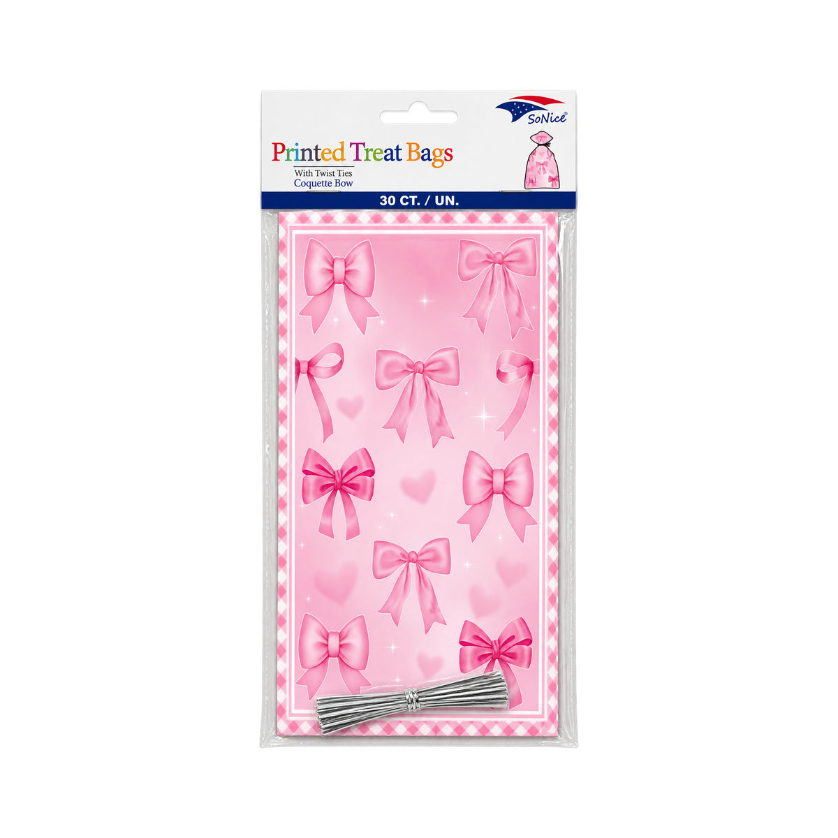 Coquette Bow Cellophane bags