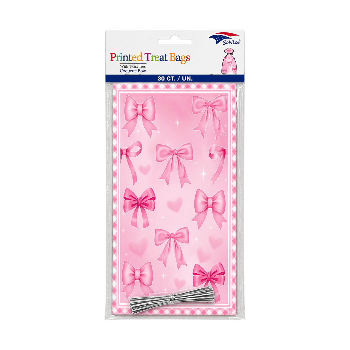 Coquette Bow Cellophane bags