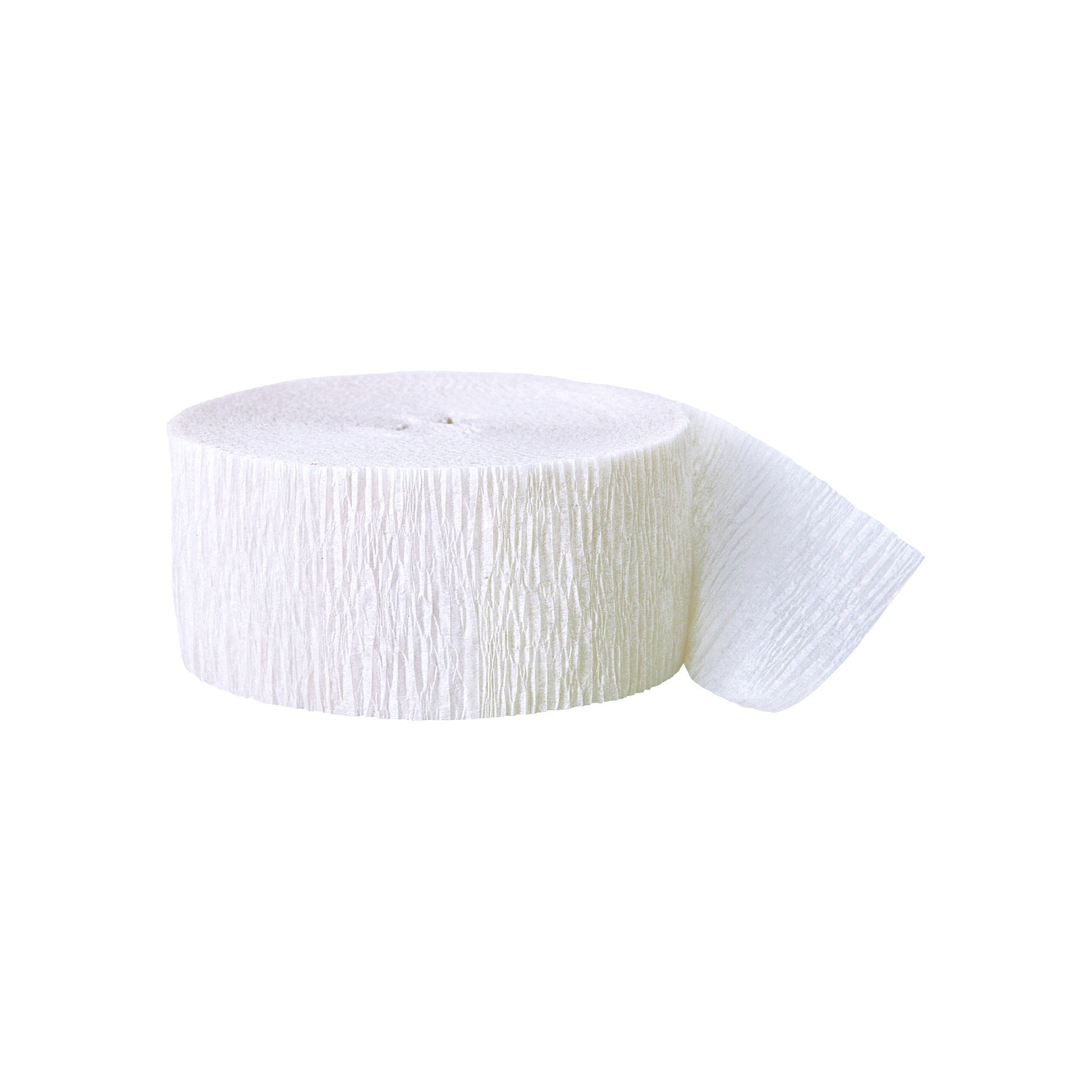 Crepe Streamer White