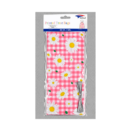 Daisy FlowerCellophane Bag30ct