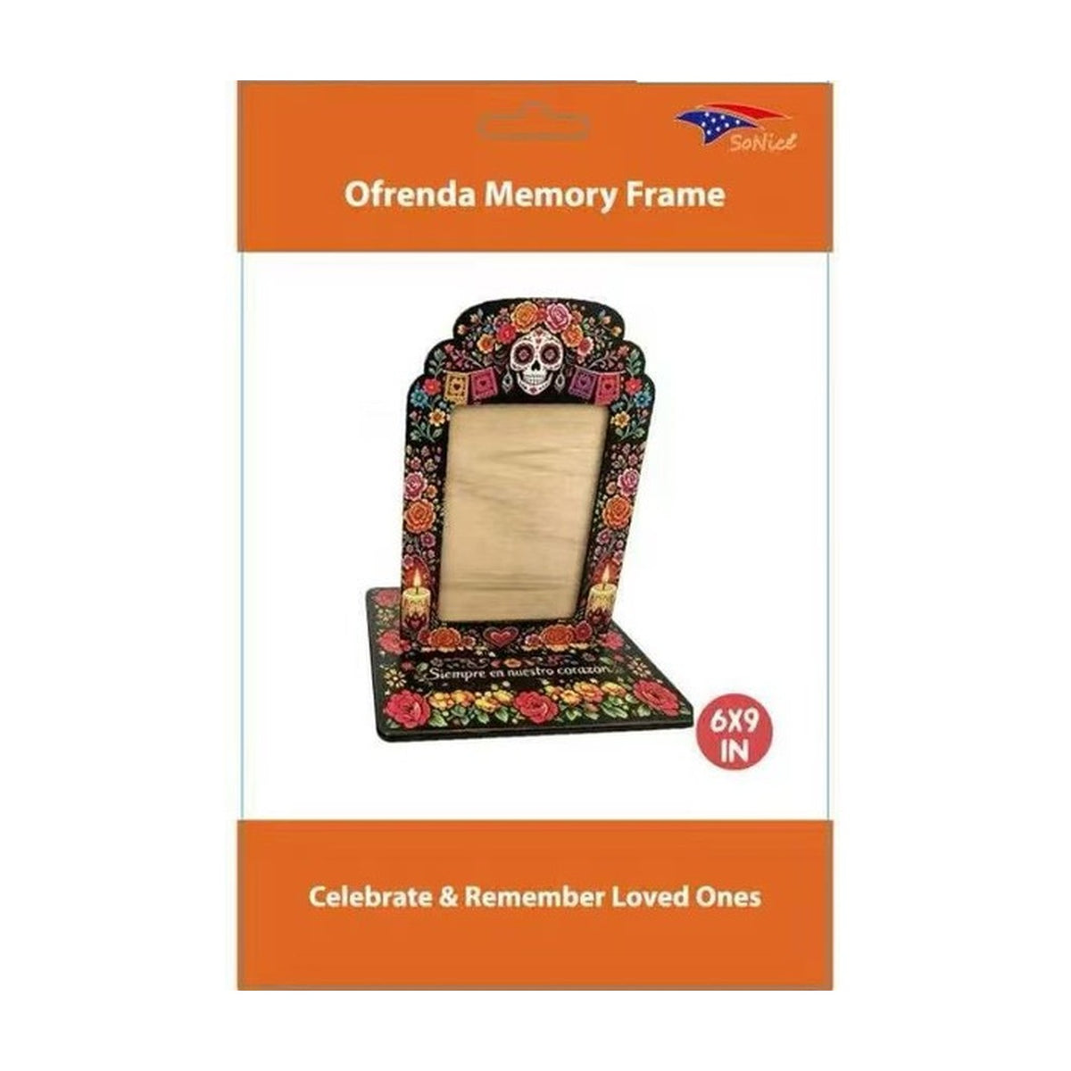 Day of the Dead Picture Frame Women