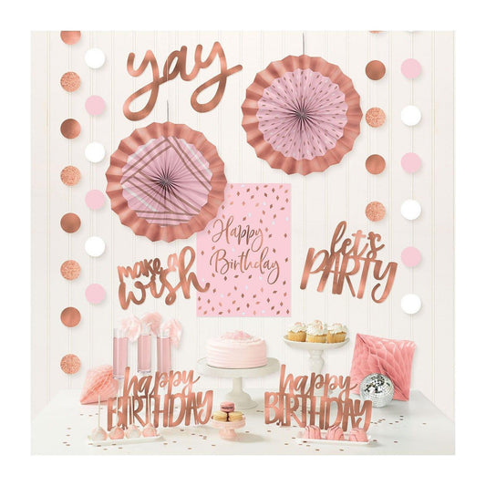 Decoration Room Kit Blush Birthday