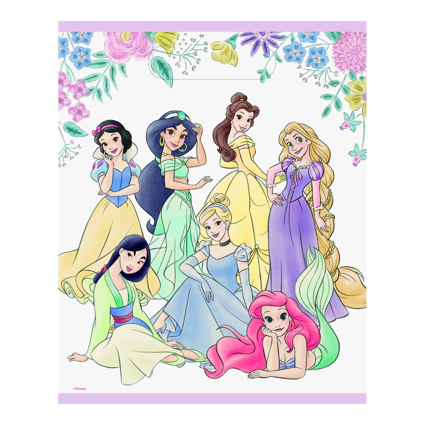 Disney Princess Loot Bags 8CT