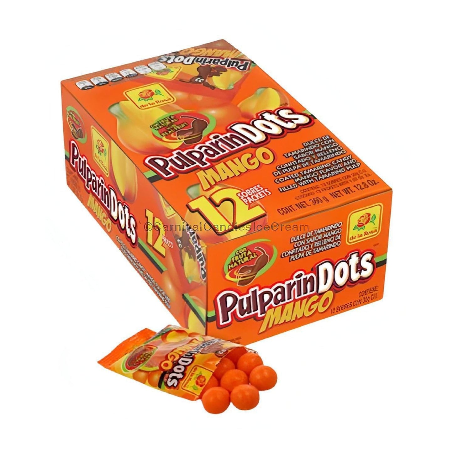 Dlr Pulparindots Mango 12ct