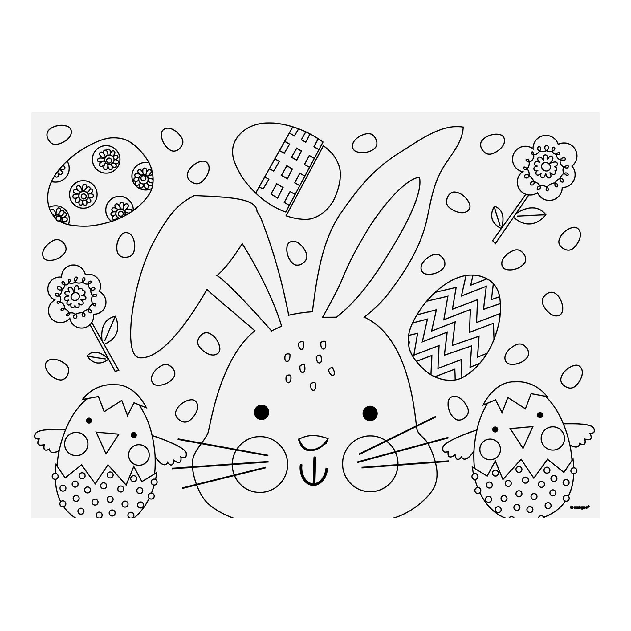 Easter Coloring Placemat 8ct