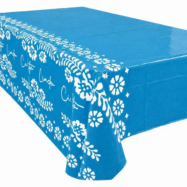Cielito Lindo Blue Table Cover