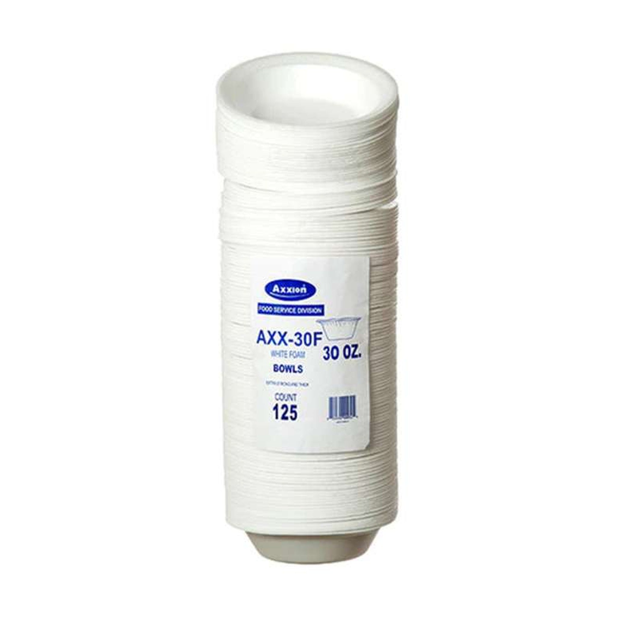 Foam Bowl 30oz 125ct