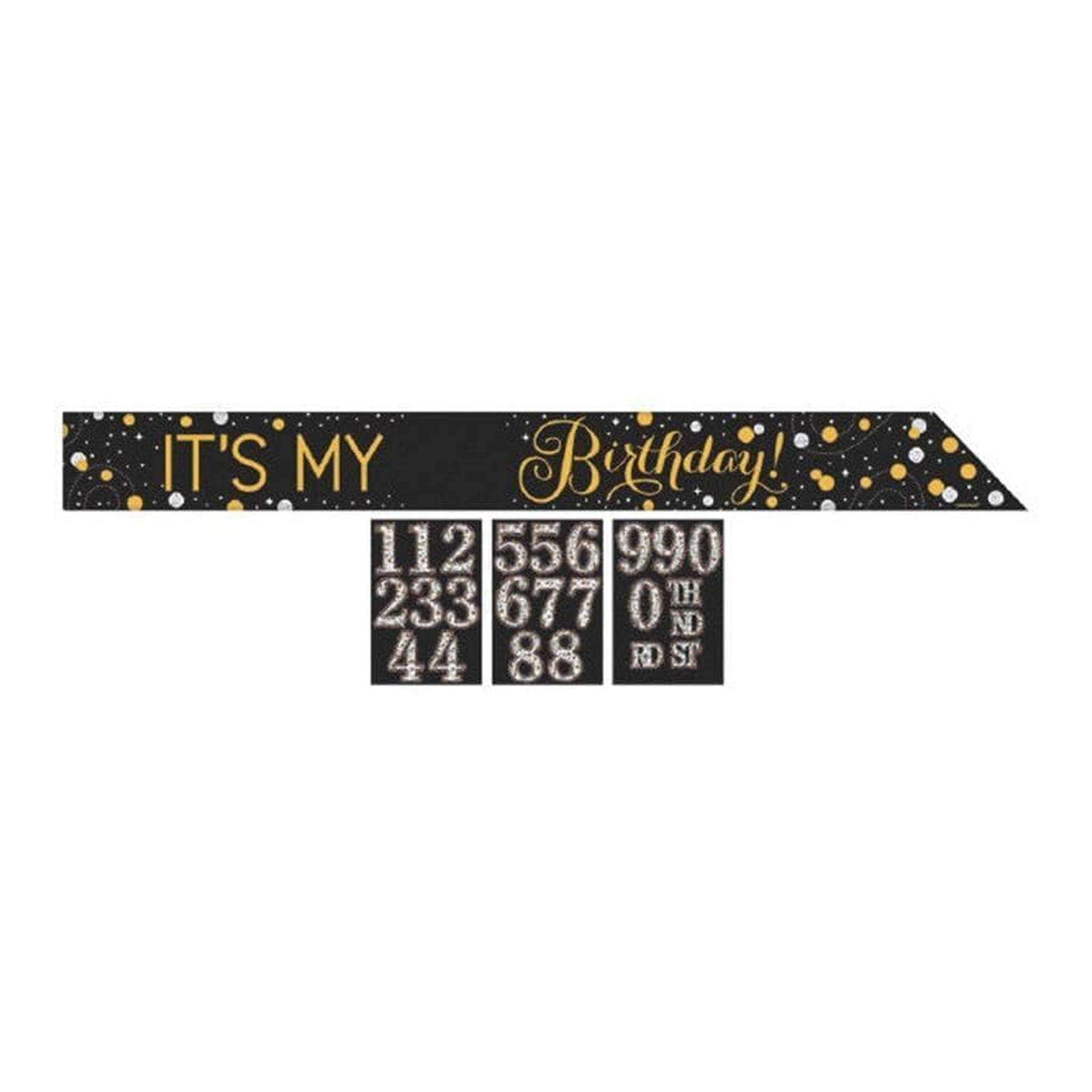 Foil Sash Spark Celebration