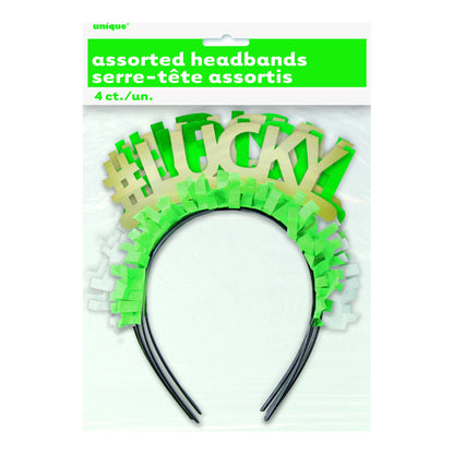 Foil St. Patrick's Day Headband 4ct