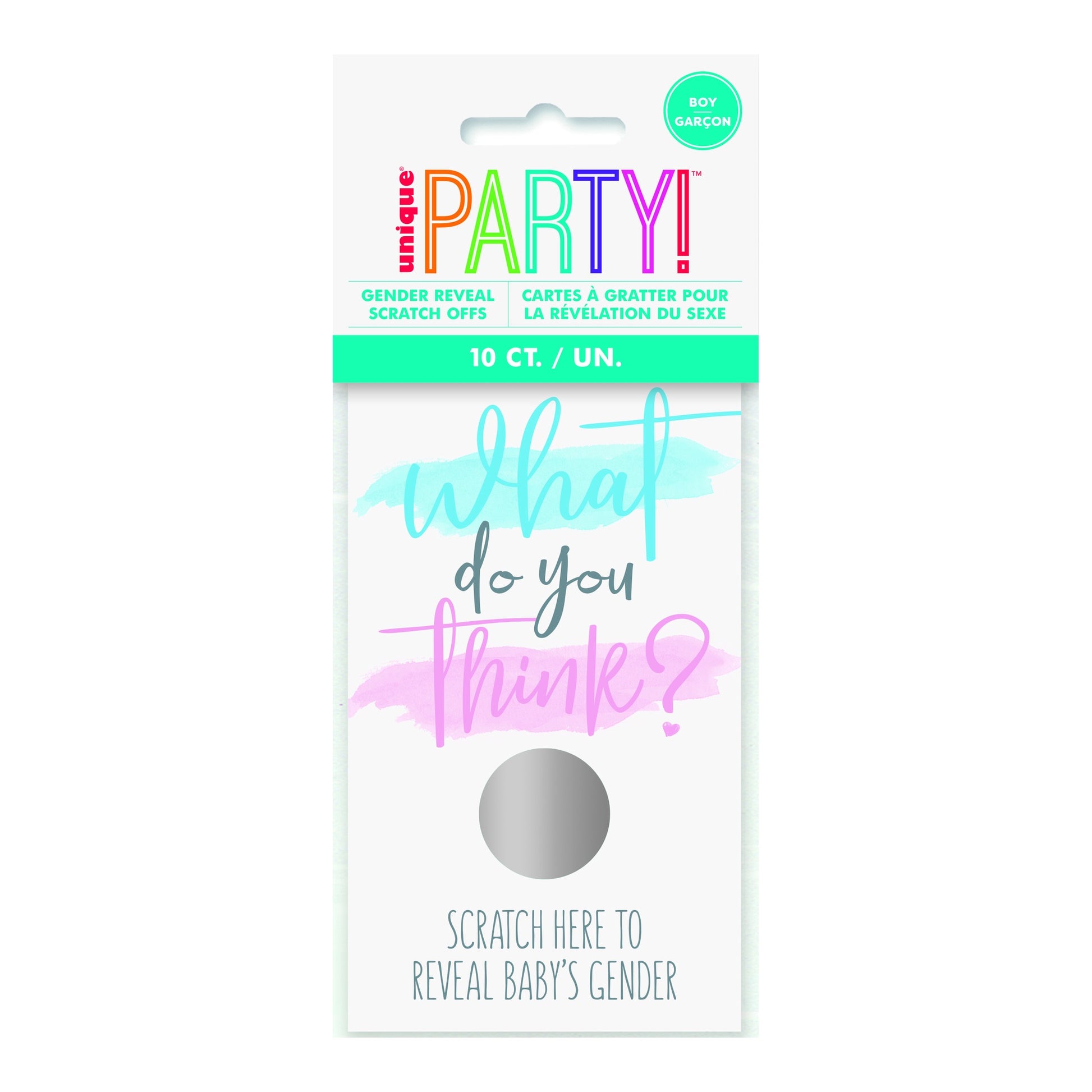 Gender Reveal Scrach Boy