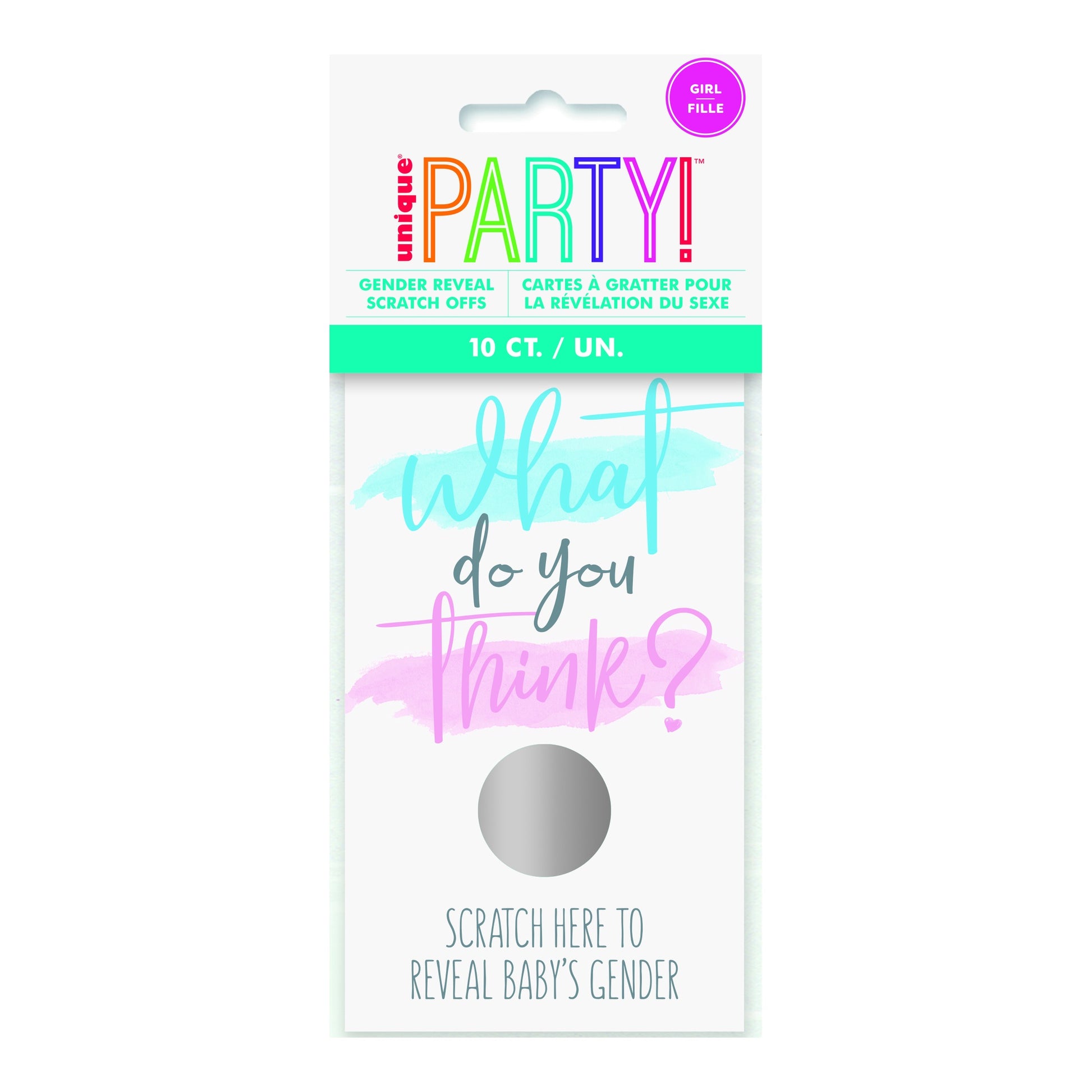 Gender Reveal Scrach Girl
