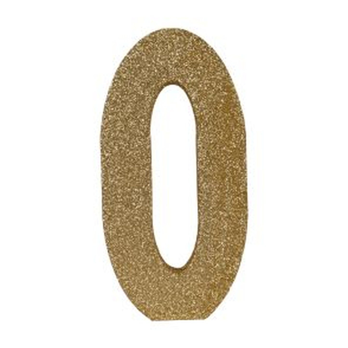 Glittered 0 Centerpiece