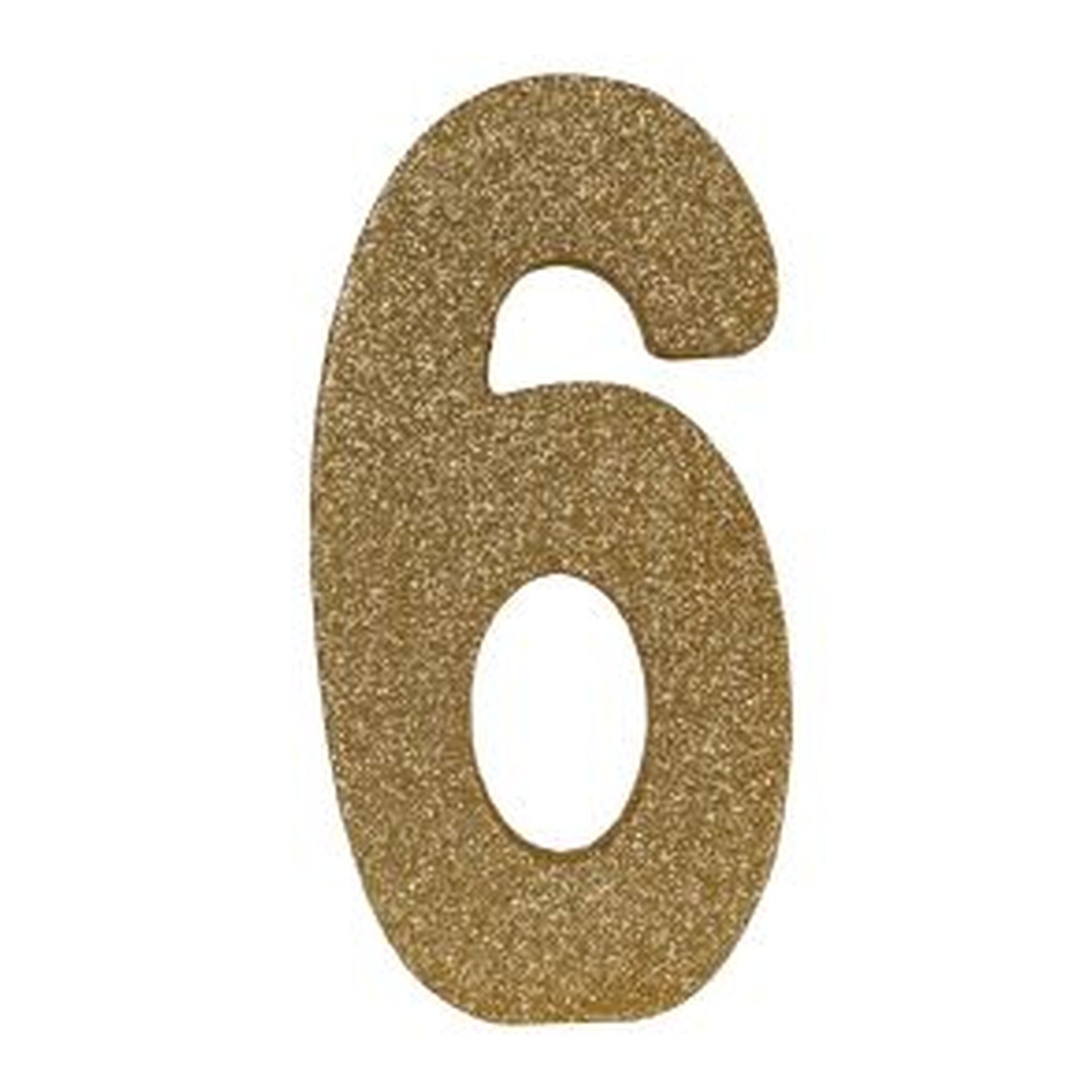 Glittered 6 Centerpiece