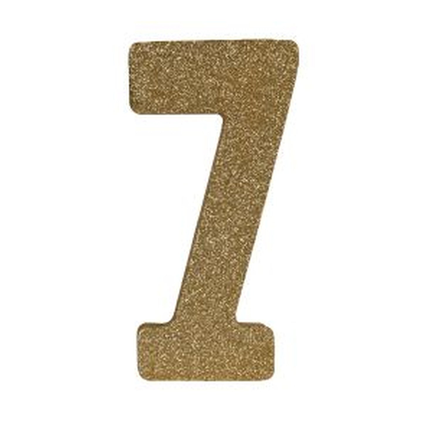 Glittered 7 Centerpiece