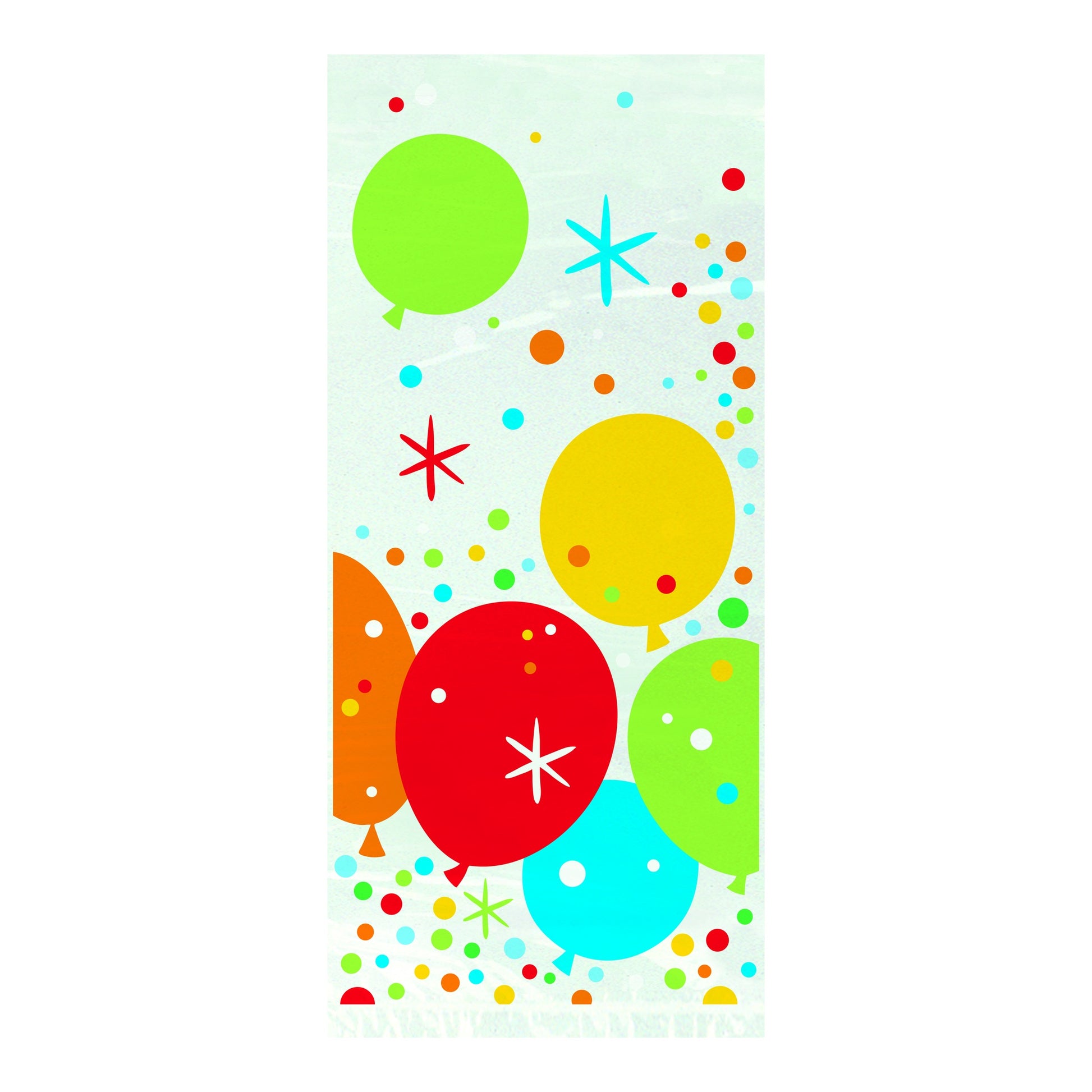 Glitzy Gold Birthday Cellophane Bags 20ct